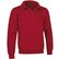 Sudadera cremallera corta wood 310 barata rojo