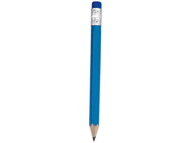 Mini lapiz hexagonal personalizado azul Mini lapiz hexagonal personalizado azul