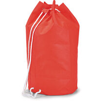 Macuto petate en non woven personalizado rojo Macuto petate en non woven personalizado rojo
