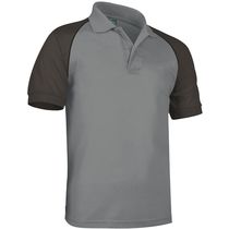 Polo pique bicolor venur 220 barato plomo carbon negro Polo pique bicolor venur 220 barato plomo carbon negro