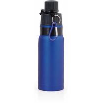 Bidon de acero inox de 600 ml personalizado azul Bidon de acero inox de 600 ml personalizado azul