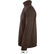 Sudadera bicolor cremallera corta scott sols 290 merchandising marron chocolate