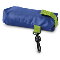 Bolsa de la compra plegable con gancho personalizada azul Bolsa de la compra plegable con gancho personalizada azul
