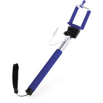 Palo selfie con disparador automatico personalizado azul Palo selfie con disparador automatico personalizado azul