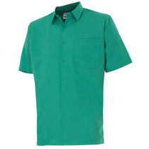 Camisa de manga corta con 1 bolsillo velilla personalizada Camisa de manga corta con 1 bolsillo velilla personalizada
