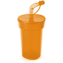 Vaso de plastico con pajita personalizado Vaso de plastico con pajita personalizado