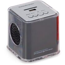 Altavoz reproductor musica movil o mp3 personalizado negro Altavoz reproductor musica movil o mp3 personalizado negro