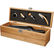 Set vino en caja con espacio para 1 botella barato marron madera