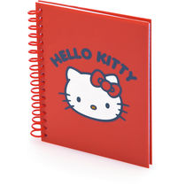 Libreta bintex hello kitty personalizada rojo