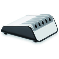 Organizador para 5 cables personalizado blanco negro Organizador para 5 cables personalizado blanco negro