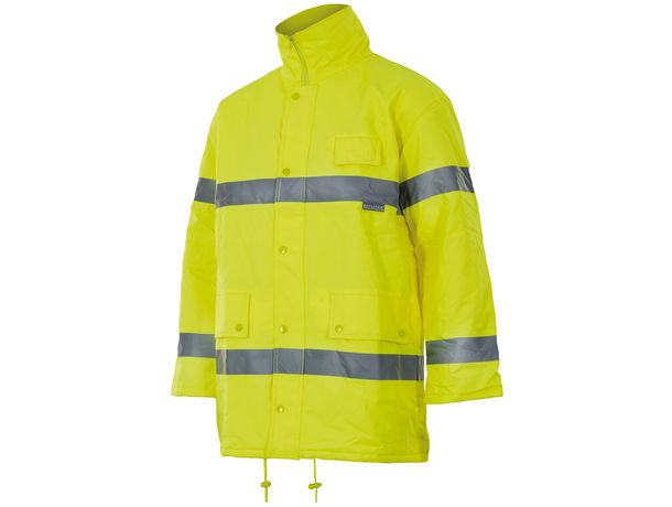 Parka alta visibilidad velilla personalizada Parka alta visibilidad velilla personalizada