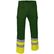Pantalon reflectante poliester y algodon train con logo amarillo fluor verde botella