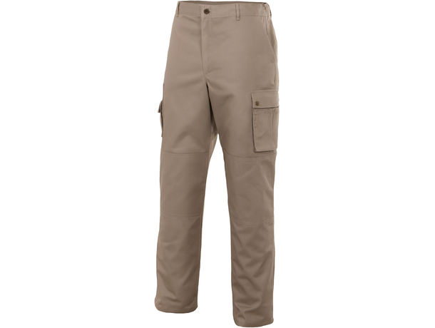 Pantalon multibolsillos con refuerzo de tejido velilla personalizado Pantalon multibolsillos con refuerzo de tejido velilla personalizado