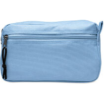 Neceser con doble cremallera personalizado azul celeste Neceser con doble cremallera personalizado azul celeste