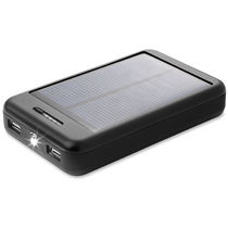 Cargador solar de 11000 mah barato negro Cargador solar de 11000 mah barato negro