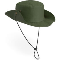 Gorro safari en algodon y poliester personalizado verde Gorro safari en algodon y poliester personalizado verde