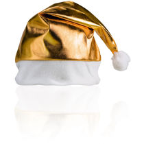 Gorro papa noel plata y dorado shiny personalizado dorado Gorro papa noel plata y dorado shiny personalizado dorado
