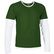 Camiseta manga larga denver 185 con logo verde botella blanco