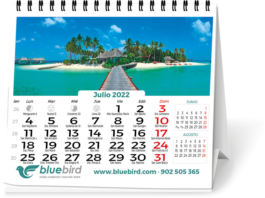 Calendario 2025 X Mesa Az Kial Selina