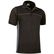 Polo pique bicolor thunder 210 para empresas negro gris
