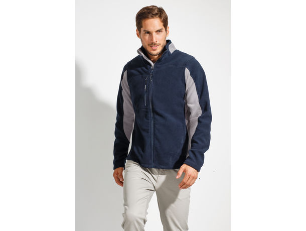 Chaqueta polar bicolor nordic sols 300 personalizada Chaqueta polar bicolor nordic sols 300 personalizada