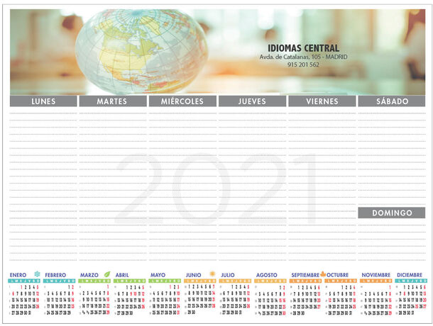 Calendario De Mesa 2021 Vade Con Planning Semanal Y Anual vade calendario de sobremesa
