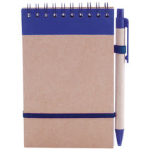 Libreta de papel reciclado con boli personalizada Libreta de papel reciclado con boli personalizada
