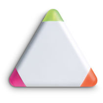 Marcador triangular de 3 colores barato blanco Marcador triangular de 3 colores barato blanco
