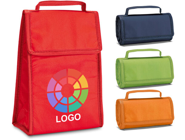 Bolsa térmica plegable de non woven 17 x 26,5 x 11 cm