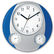 Reloj de pared con termometro y humedad personalizado azul