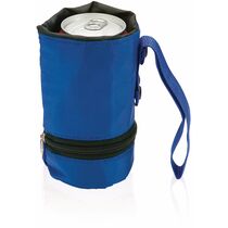 Nevera para 2 latas o botella 500 ml personalizada azul Nevera para 2 latas o botella 500 ml personalizada azul
