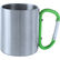 Taza de acero inox con mosqueton personalizada