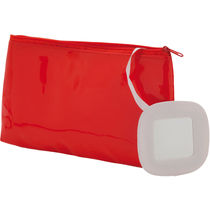 Neceser de pvc con espejo barato rojo Neceser de pvc con espejo barato rojo