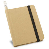 Bloc en carton y papel reciclado con lapiz personalizado natural Bloc en carton y papel reciclado con lapiz personalizado natural