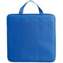 Cojin de non woven con un bolsillo personalizado azul Cojin de non woven con un bolsillo personalizado azul