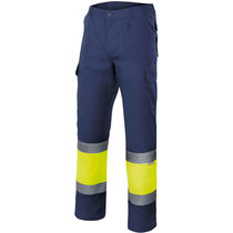 Pantalon bicolor alta visibilidad con 8 bolsillos velilla personalizado Pantalon bicolor alta visibilidad con 8 bolsillos velilla personalizado
