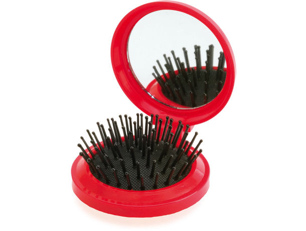 Cepillo plegable con espejo colores barato rojo Cepillo plegable con espejo colores barato rojo