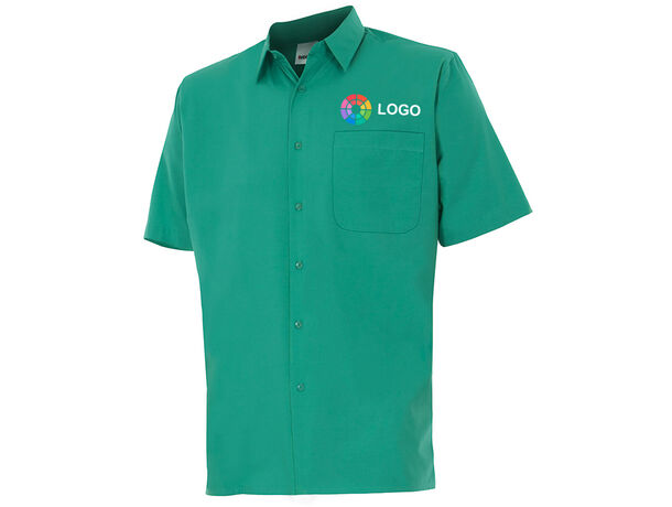 Camisa Tipo Polo De Hombre Con Bolsillo De Parche