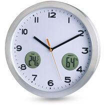 Reloj de pared con termo e higrometro personalizado Reloj de pared con termo e higrometro personalizado