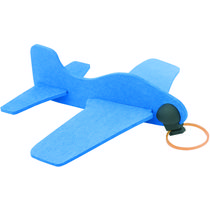 Avioneta en eva para lanzar personalizada azul Avioneta en eva para lanzar personalizada azul