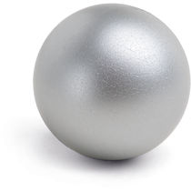 Pelota antiestres barata plateado satinado Pelota antiestres barata plateado satinado