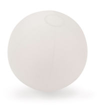 Balon playa pvc blanco trans 37 cm aprox personalizado Balon playa pvc blanco trans 37 cm aprox personalizado