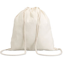 Mochila saco 100 algodon natural barata beige Mochila saco 100 algodon natural barata beige