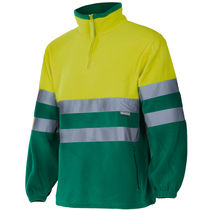 Forro polar bicolor alta visibilidad velilla personalizado Forro polar bicolor alta visibilidad velilla personalizado