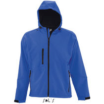 Chaqueta de soft shell con capucha replay men sols personalizada azul royal Chaqueta de soft shell con capucha replay men sols personalizada azul royal