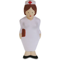 Antiestres con forma de enfermera personalizado blanco Antiestres con forma de enfermera personalizado blanco