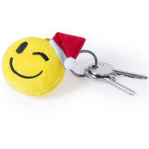 Llavero de peluche de divertidos disenos emoji navidenos personalizado