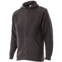 Chaqueta de punto grueso de cuello alto velilla personalizada Chaqueta de punto grueso de cuello alto velilla personalizada
