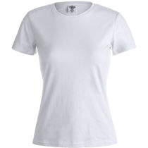 Camiseta mujer 180 gr m2 algodon ring spun de mujer 180 personalizada blanco Camiseta mujer 180 gr m2 algodon ring spun de mujer 180 personalizada blanco