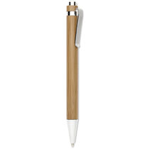 Boligrafo automatico de bambu y metal personalizado Boligrafo automatico de bambu y metal personalizado